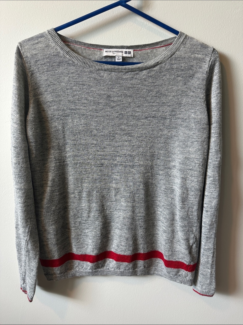 INES DE LA FRESSANGE UNIQLO Linen Crewneck Sweater